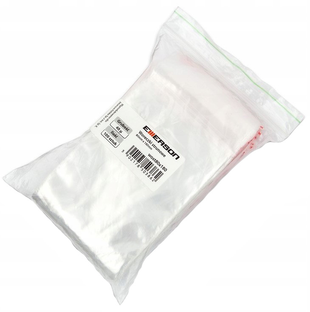 Пакети з застібкою Emerson 8 x 18 см 100 шт (5902178503862) - зображення 1