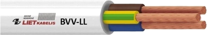 Kabel Lietkabelis BVV-LL 3 x 1.0 25 m Biały (4779016547255) - obraz 1