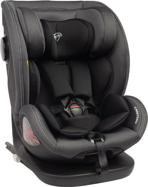 Fotelik samochodowy Caretero Securo I-Size Isofix 40-150 cm Grey TERO-18553 (5908310394824) - obraz 1