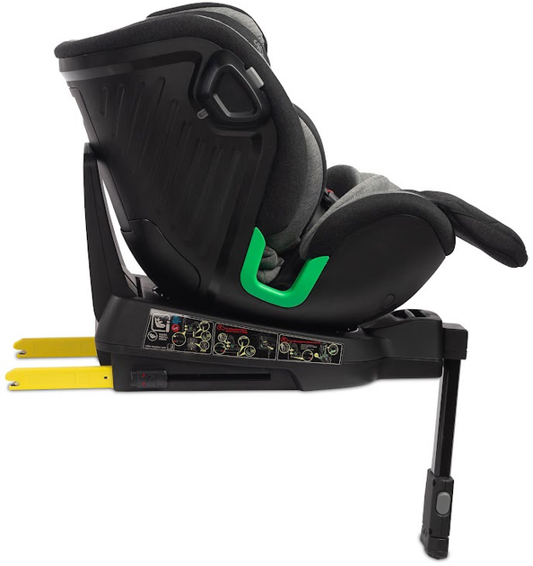 Fotelik samochodowy Caretero Turox I-Size Isofix 40-150 cm Graphite TERO-1982 (5908310396873) - obraz 12