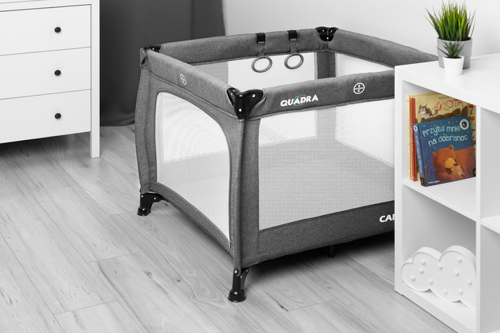 Манеж Caretero Quadra Grey TERO-3994 (5902021522064) - зображення 6