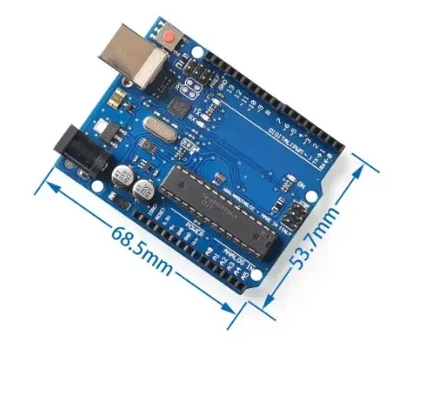 Arduino UNO R3 MEGA328P, USB-B + кабель - Фото 7 Arduino UNO R3 MEGA328P, USB-B + кабель - изображение 7