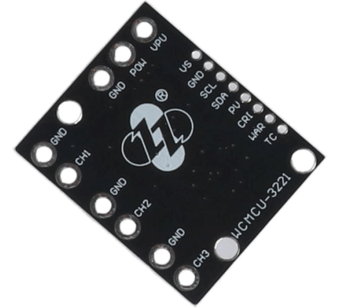 Датчик напруги/струму/потужності I2C, INA3221, 3 канали - зображення 2