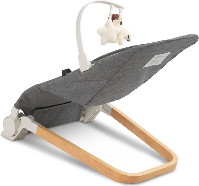 Leżaczek dziecięcy Caretero Pine Grey TERO-80611 (5908310397870) - obraz 5
