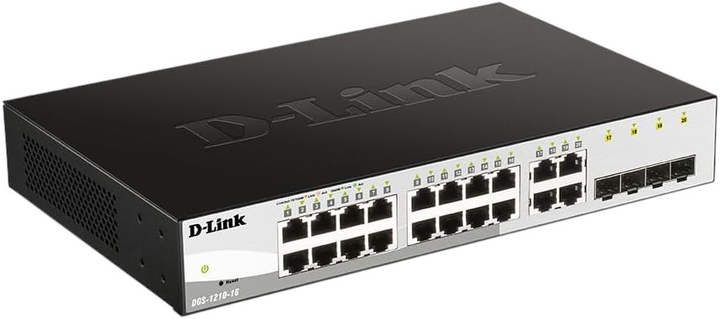 Комутатор D-Link 16-port Gigabit Managed 4x SFP (DGS-1210-16/E) - зображення 1