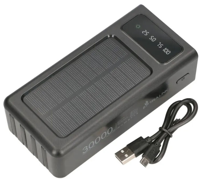 УМБ EXTRALINK EPB-093 30000 mAh Black (5903148919669) - зображення 7