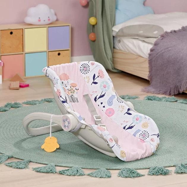 Кресло-переноска для куклы Baby Born Цветочный стиль (838518