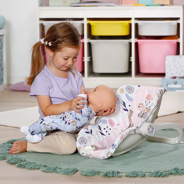 Кресло-переноска для куклы Baby Born Цветочный стиль (838518
