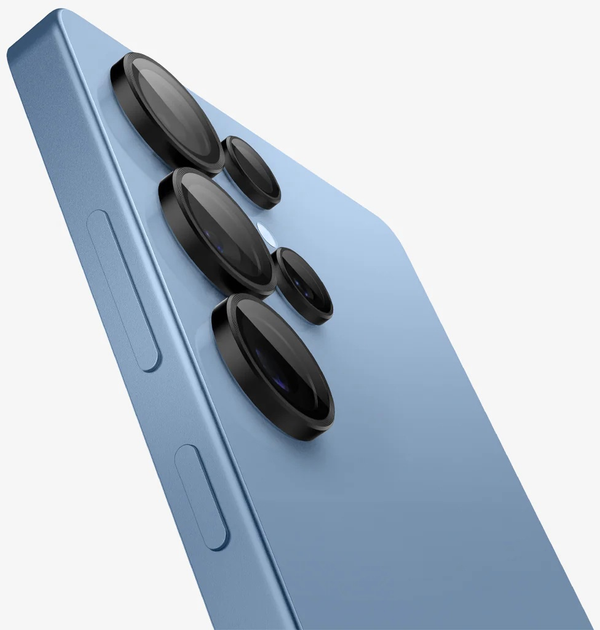 Szkło hartowane Spigen Optik Pro EZ Fit do Samsung Galaxy S25 Ultra Black 2 szt. (AGL09081) - obraz 5