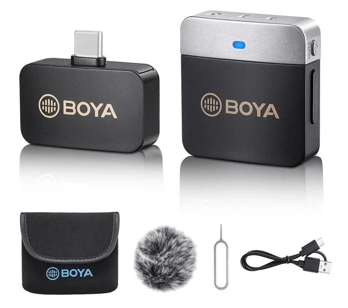 Петличный микрофон BOYA BY-M1V3 для iPhone 15-17(USB Type-C) и Android - изображение 6