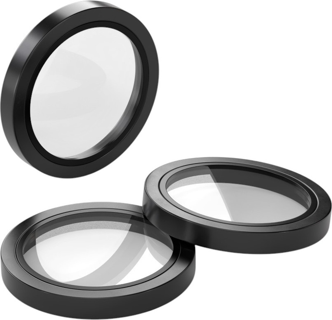Szkło hartowane Etteri Camera Lens Protector do Samsung Galaxy S25 Black (5907504568423) - obraz 1
