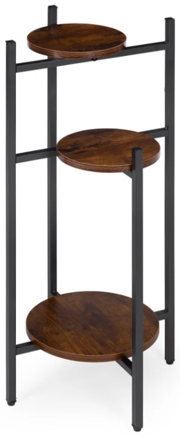 Підставка для квітів ModernHome by Multistore ME-ATS11 3 рівнева Лофт (5905817007660) - зображення 3