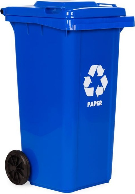 Контейнер для макулатури ModernHome by Multistore MO-120G-8-K 120 л Синій (5905817010172) - зображення 2