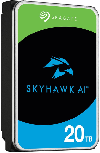 Dysk twardy Seagate SkyHawk AI 20TB 7200rpm 512MB 3.5" SATA III (ST20000VE003) - obraz 1