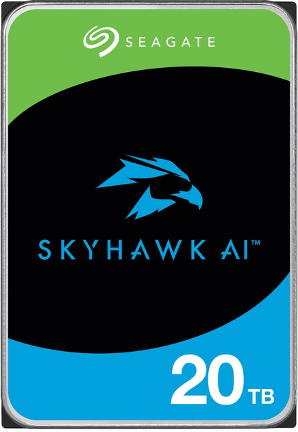 Dysk twardy Seagate SkyHawk AI 20TB 7200rpm 512MB 3.5" SATA III (ST20000VE003) - obraz 2