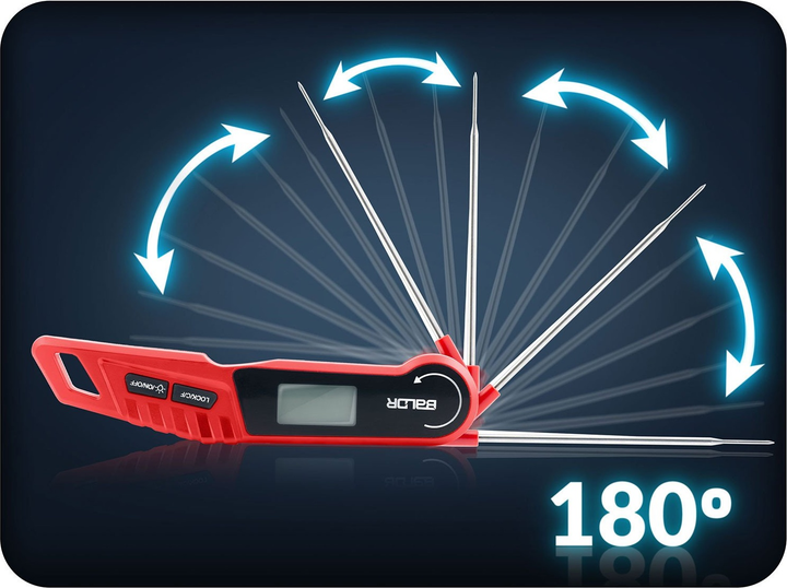 Termometr kuchenny do mięsa Baldr BD-130 z sondą i podświetlanym ekranem LCD (5903890630263) - obraz 15
