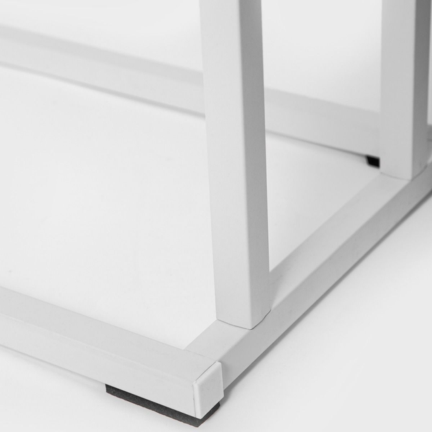 Stojak na ręczniki Homla Coper biały 2 poziomowy (5906496732638) - obraz 3