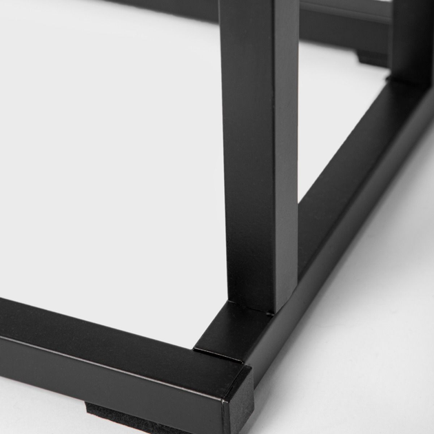 Stojak na ręczniki Homla Coper czarny 2 poziomowy (5906496732645) - obraz 3