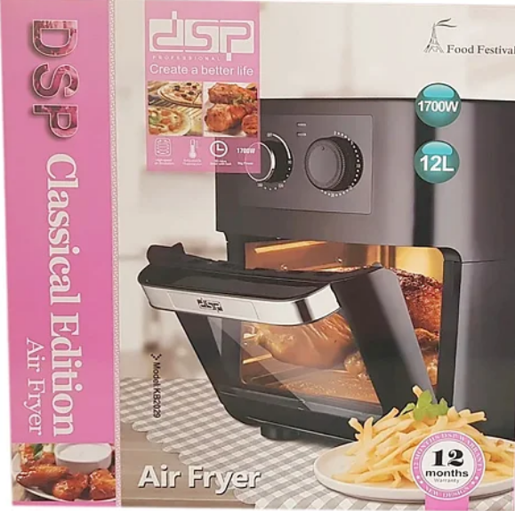 Мультипіч Аерофритюрниця духовка 12L фритюрниця Air Fryer DSP KB-2029 - изображение 2