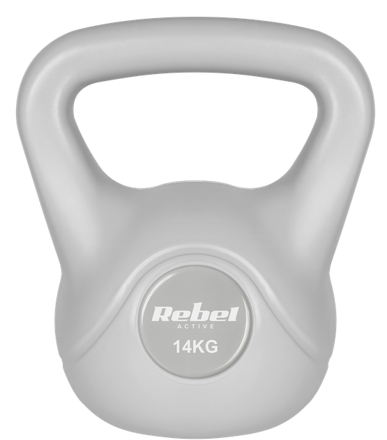 Гиря Rebel Active RBA-2322G-14 бітумна 14 кг Сіра (5901890121996) - зображення 1