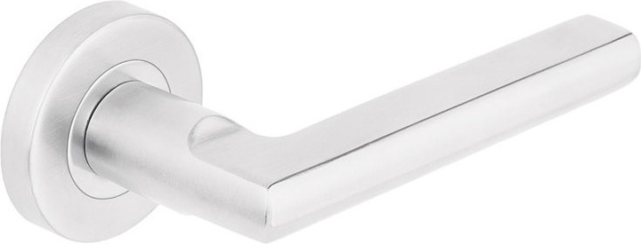 Klamka do drzwi Metal-Bud Metro okrągła Srebrna (5907354089727) - obraz 1