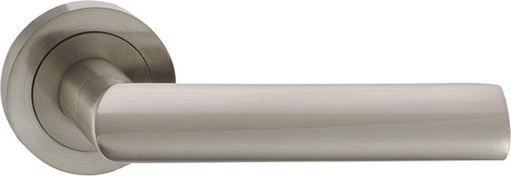 Дверна ручка Domoletti A01-252 Сатиновий нікель A01-252_ROSE_SN (4772013032793) - зображення 1