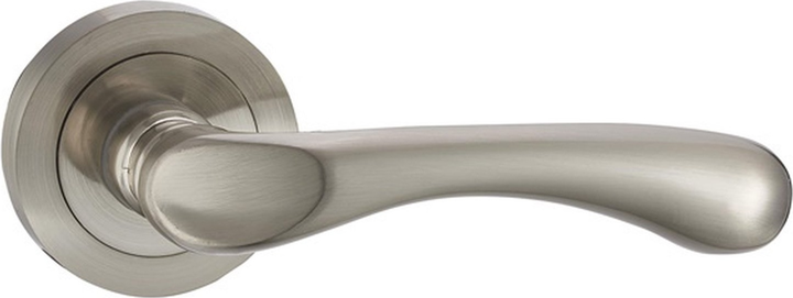 Дверна ручка Domoletti A01-Z14 Сатиновий нікель A01-Z14.ON.ROSE. (4772013032755) - зображення 1