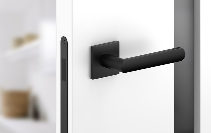 Дверна ручка Metal-Bud Luna Q Slim Чорна ZLUKSCZ (5905496701132) - зображення 3