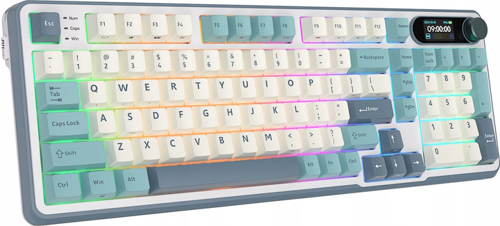 Klawiatura bezprzewodowa RK ROYAL KLUDGE S98 RGB Chartreuse Switch Light Cloud (RK-S98-LTCLD-CHTSW-US) - obraz 2