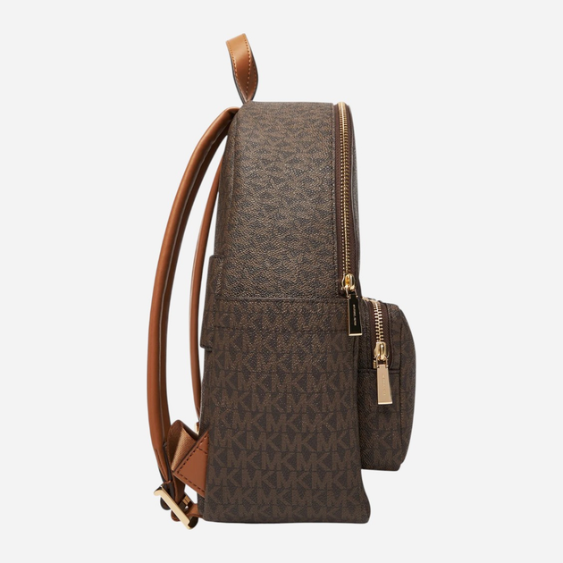 Рюкзак жіночий 9 л вміщує формат А4 Michael Kors Tanner Md Backpack 30T5GTNB2B 252 Темно-коричневий (800070349101) - зображення 4