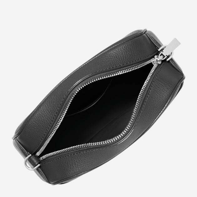 Сумка крос-боді через плече жіноча з натуральної шкіри маленька Michael Kors Jet Set Sm Camera Xbody 32F5SJ6C5L 001 Чорна (800070349088) - зображення 4