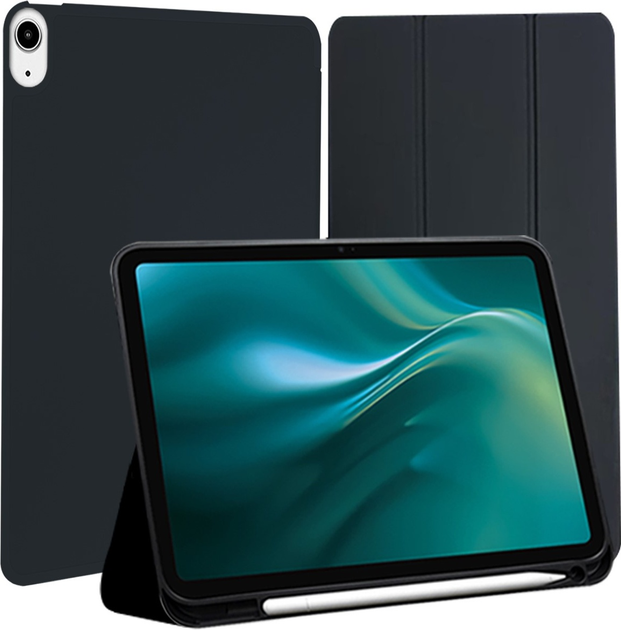 Чохол-книжка Etteri Tablet Case для Apple iPad Air 10.9" Black (5907504541426) - зображення 6