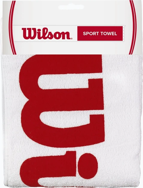 Полотенце Wilson SPORT TOWEL бело-красное WRZ540100 - Фото 4 Полотенце Wilson SPORT TOWEL бело-красное WRZ540100 - изображение 4