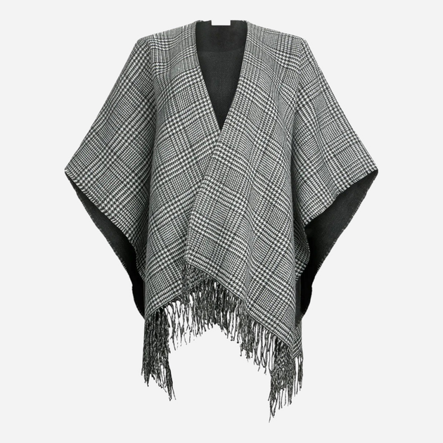 Ponczo damskie ciepłe Liu Jo 2F5036T0300-01319 One Size Szare - obraz 4