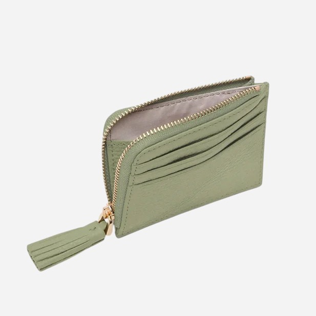 Etui na karty damskie skórzane Coccinelle E2MU0128901-G77 Zielone - obraz 2