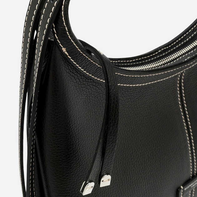 Torba damska skórzana Gianni Chiarini BS-11320-GRN-001 Czarna - obraz 5