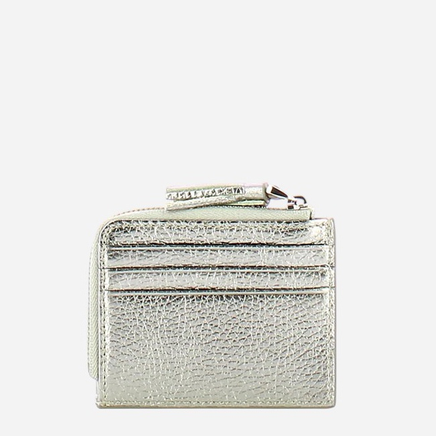 Etui na karty damskie skórzane Coccinelle E2MU0128901-Y43 Srebrne - obraz 2