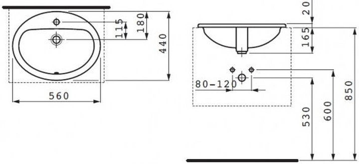 Umywalka Laufen Pro H8139510001041 (000040100126) - obraz 2