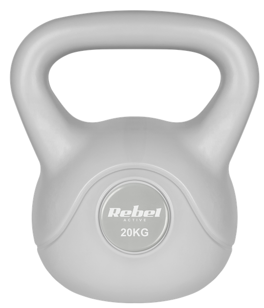 Гиря Rebel Active RBA-2322G-20 бітумна 20 кг Сіра (5901890122054) - зображення 1