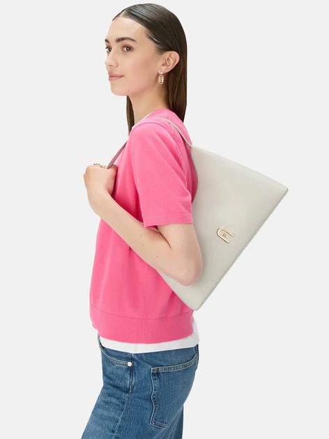 Torba damska skórzana Furla WB00782AX0733PNN001007 Biała - obraz 3