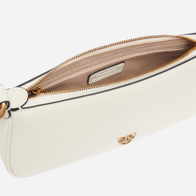 Torebka crossbody damska skórzana Pinko 105069A0QO-Z14Q Biała - obraz 3