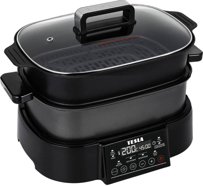 Multicooker Tesla M90 Grill Multifunctional 11 w 1 (MLTCKM90GRLBLKPL) - obraz 4