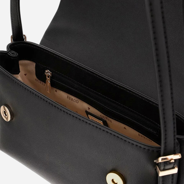 Torebka crossbody damska mini Guess HWBG9644190-BLA Czarna - obraz 3