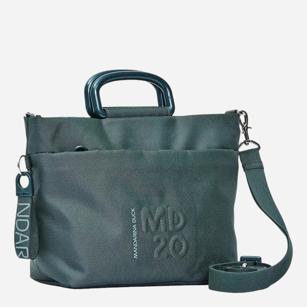 Torebka crossbody damska materiałowa Mandarina Duck P10QMT41-A78 Zielona - obraz 3