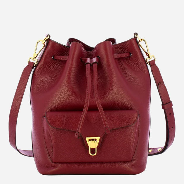 Torebka crossbody damska skórzana Coccinelle E1TFK230201-R52 Czerwona - obraz 1