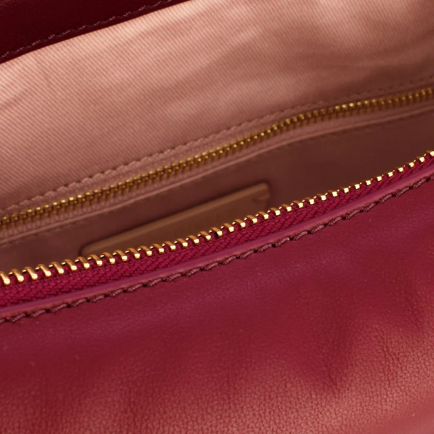 Torebka crossbody damska skórzana Coccinelle E1TBP130201-R52 Czerwona - obraz 4