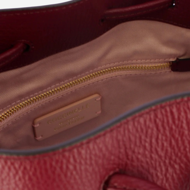 Torebka crossbody damska skórzana Coccinelle E1TFK230201-R52 Czerwona - obraz 4