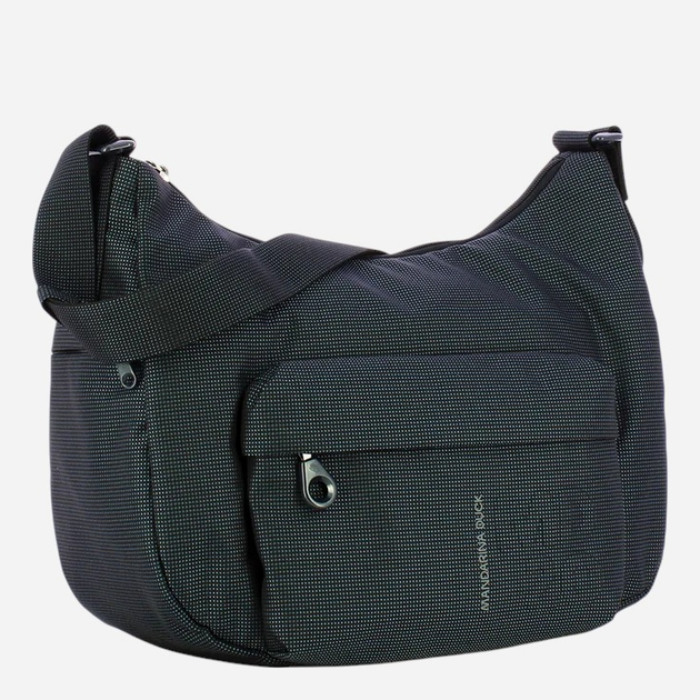Torba na ramię damska materiałowa Mandarina Duck P10QMT56-A46 Niebieska - obraz 3