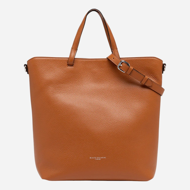Сумка шопер жіноча з натуральної шкіри Gianni Chiarini BS-11595-GRN-1117 Коричнева (800070349397) - зображення 1
