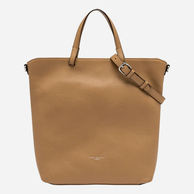 Сумка шопер жіноча з натуральної шкіри Gianni Chiarini BS-11595-GRN-0422 Бежева (800070349396) - зображення 1